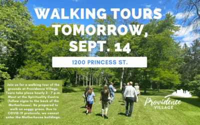 Join us for a walking tour tomorrow, Sept. 14