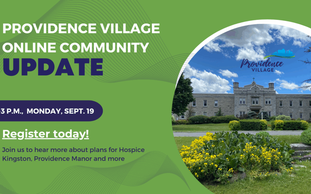 Join us for an online Community Update